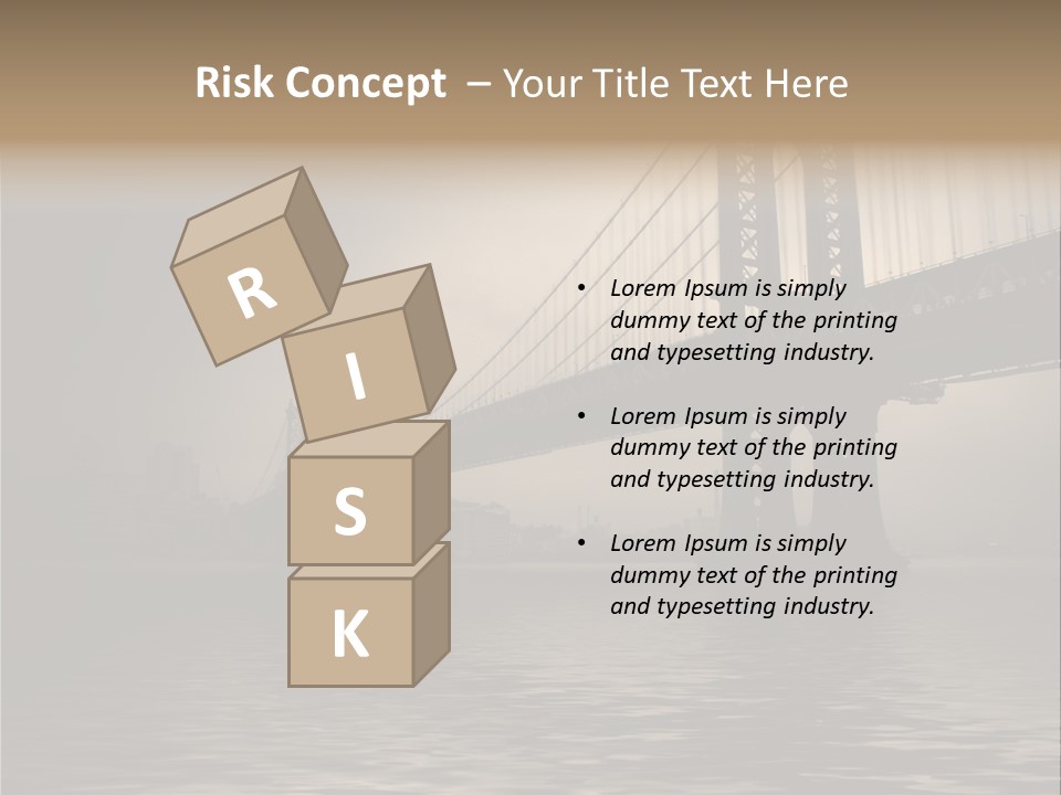 America New York Evening PowerPoint Template