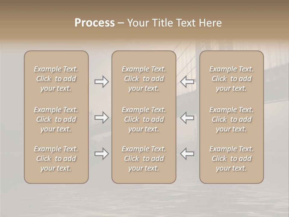 America New York Evening PowerPoint Template