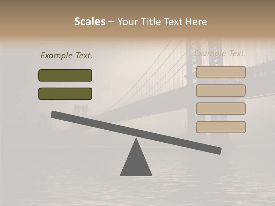 America New York Evening PowerPoint Template