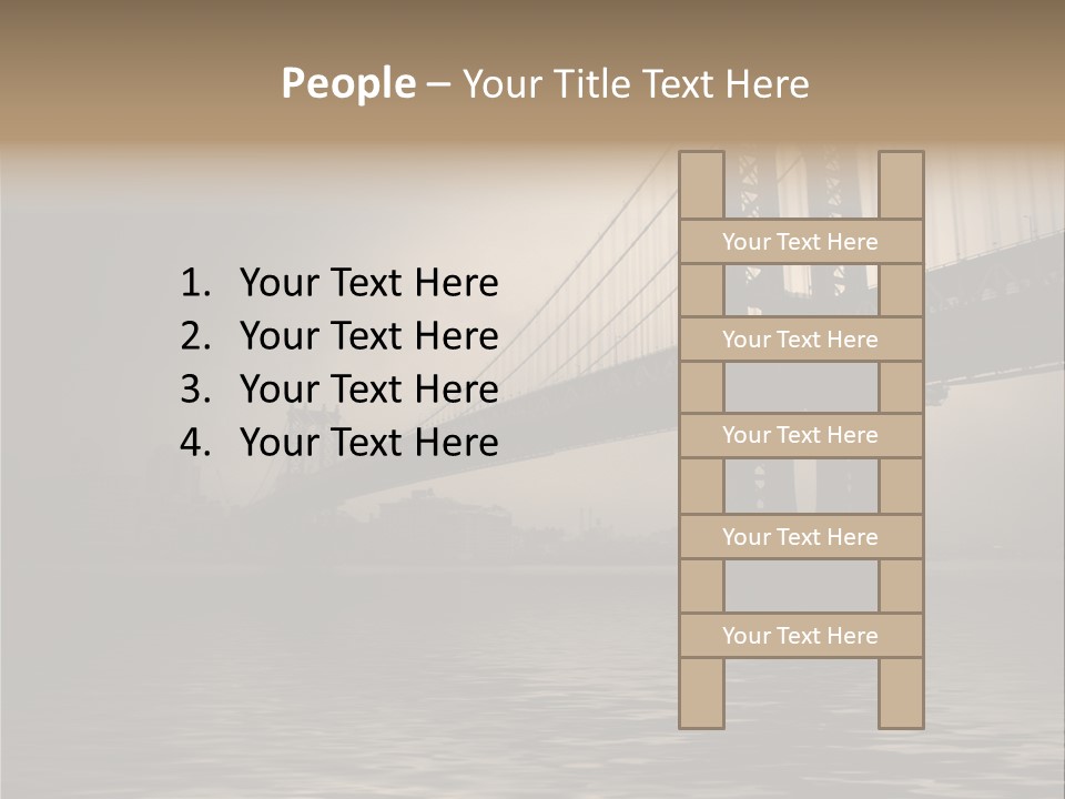 America New York Evening PowerPoint Template