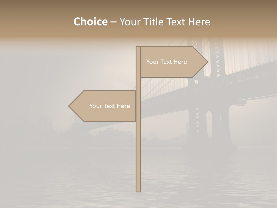 America New York Evening PowerPoint Template