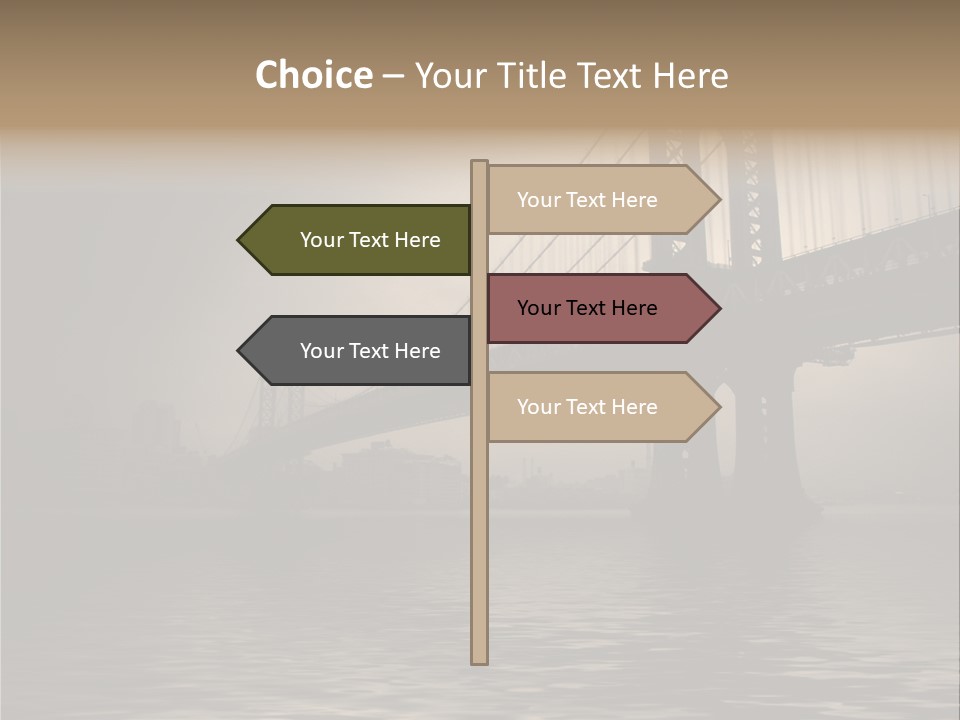 America New York Evening PowerPoint Template