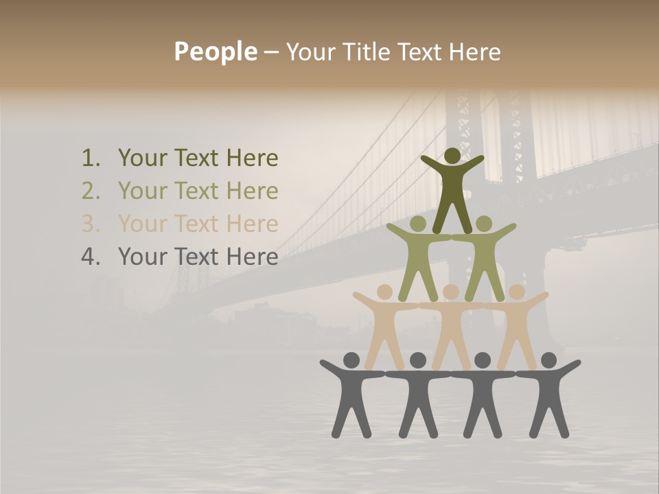 America New York Evening PowerPoint Template