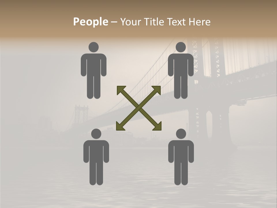 America New York Evening PowerPoint Template