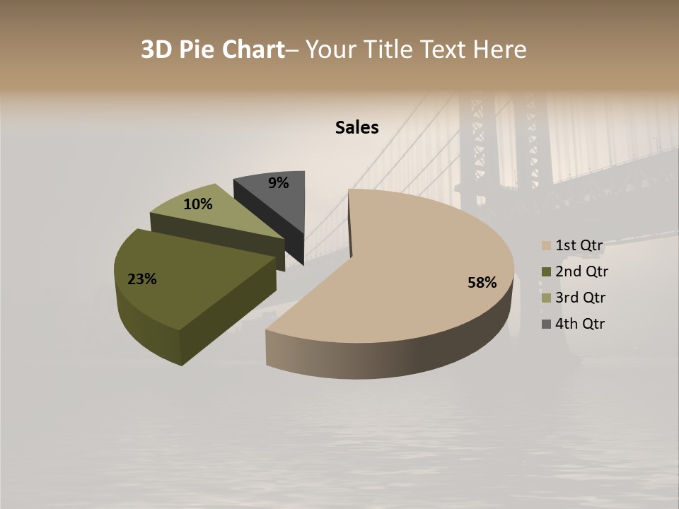 America New York Evening PowerPoint Template
