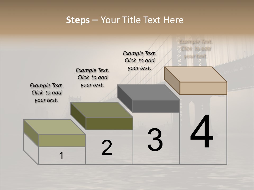 America New York Evening PowerPoint Template