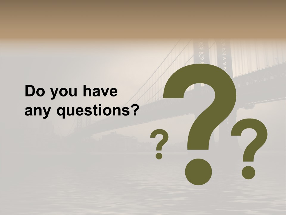 America New York Evening PowerPoint Template