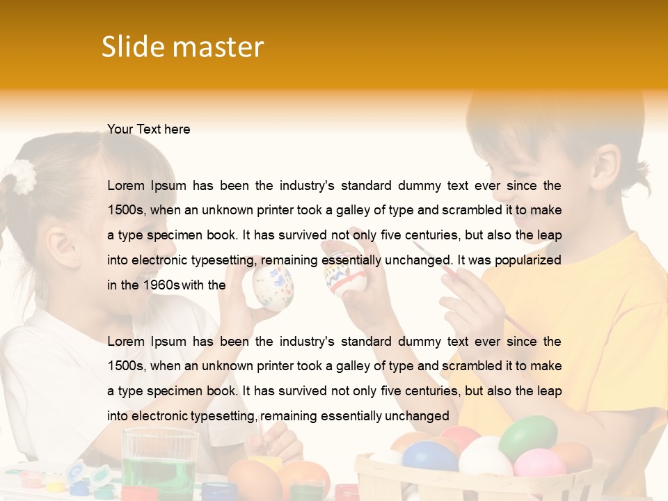 Symbol April Egg PowerPoint Template