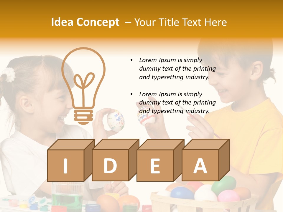 Symbol April Egg PowerPoint Template