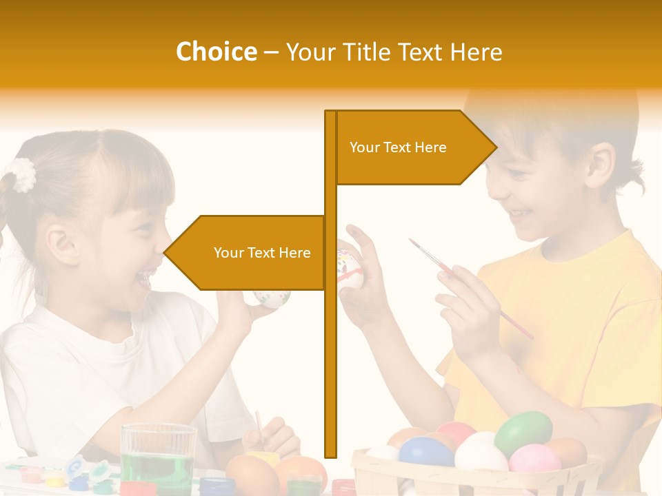 Symbol April Egg PowerPoint Template