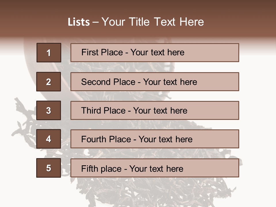 Relax Delicious Leaf PowerPoint Template