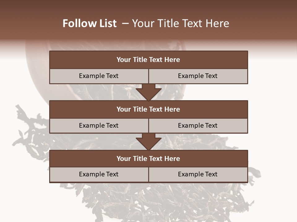 Relax Delicious Leaf PowerPoint Template