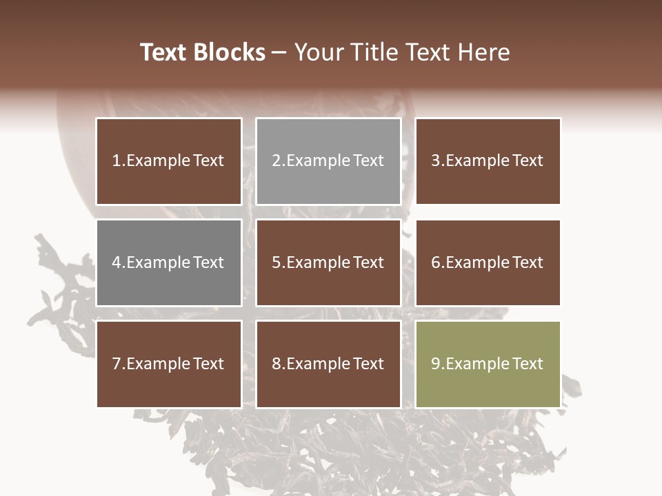 Relax Delicious Leaf PowerPoint Template