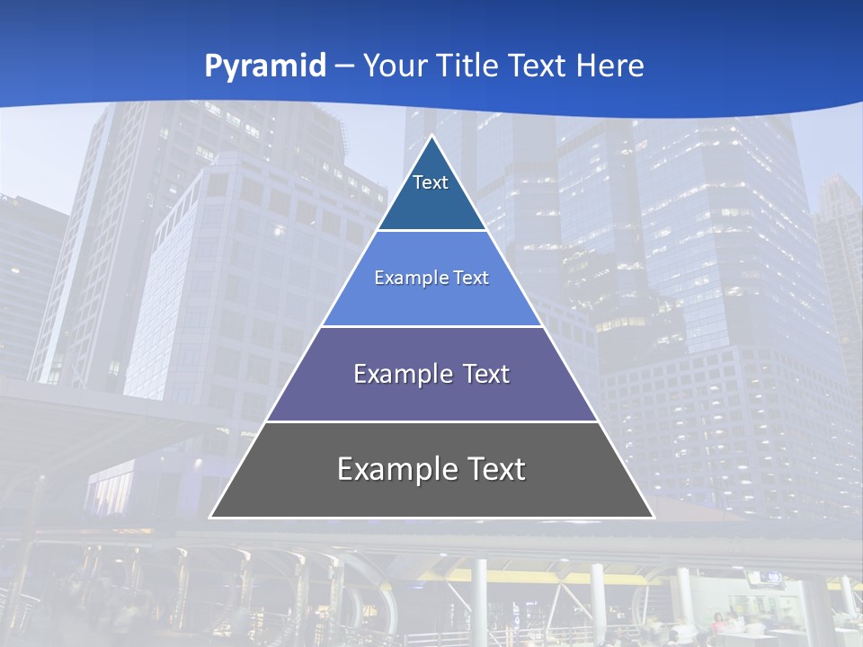 Skyscraper Green Grass PowerPoint Template