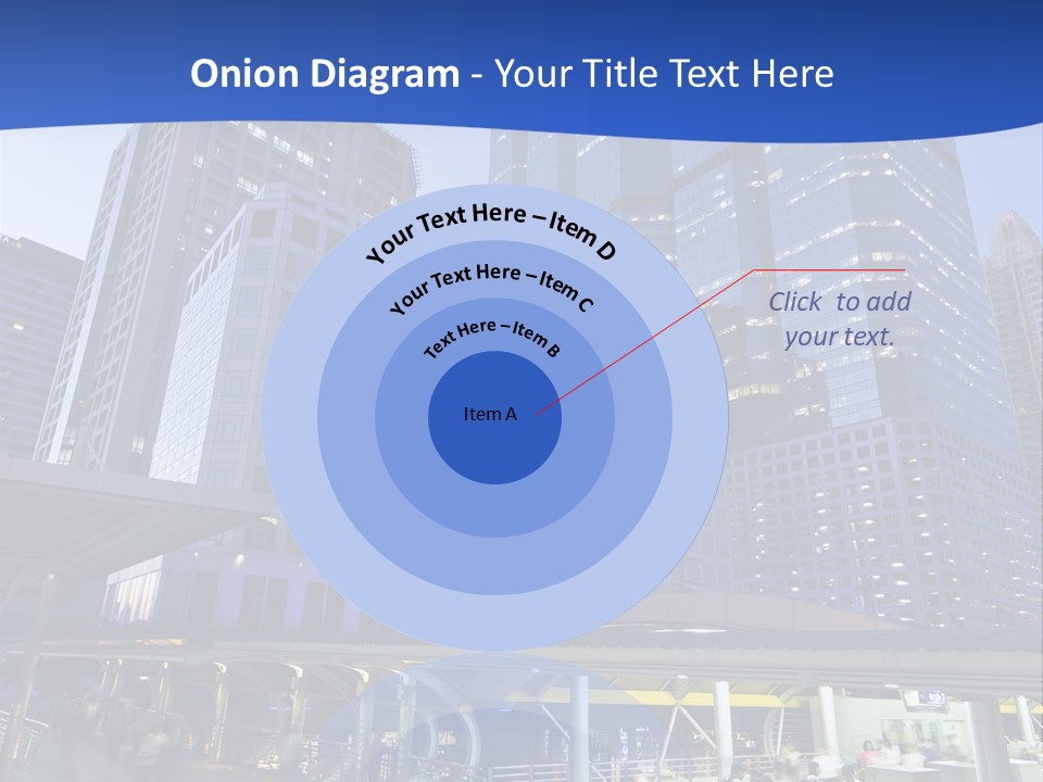 Skyscraper Green Grass PowerPoint Template
