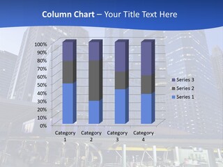 Skyscraper Green Grass PowerPoint Template