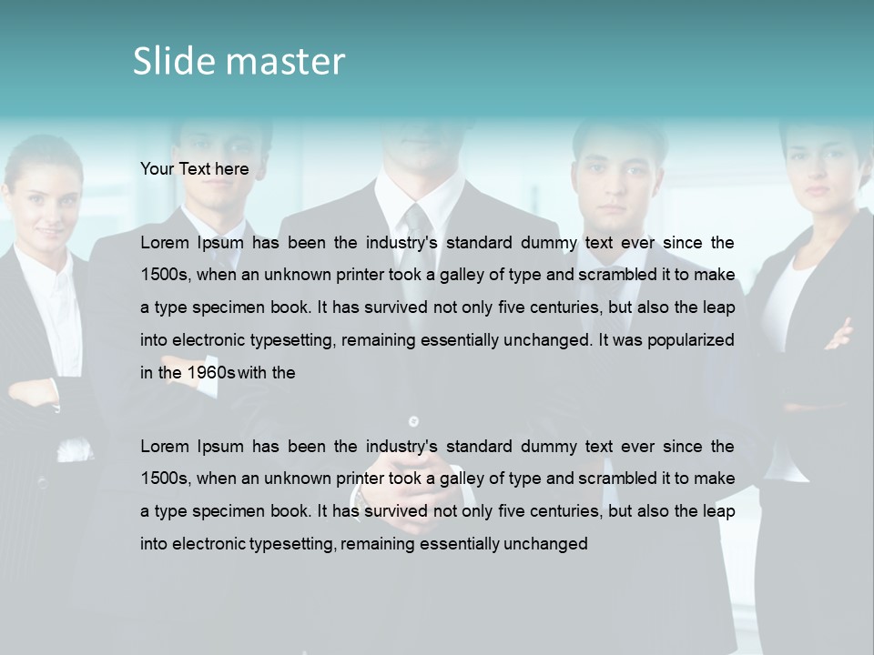 Ceo White Man PowerPoint Template