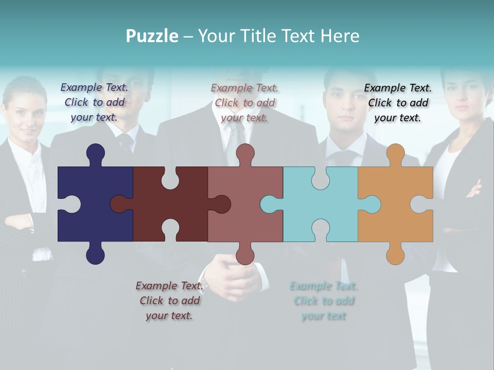 Ceo White Man PowerPoint Template