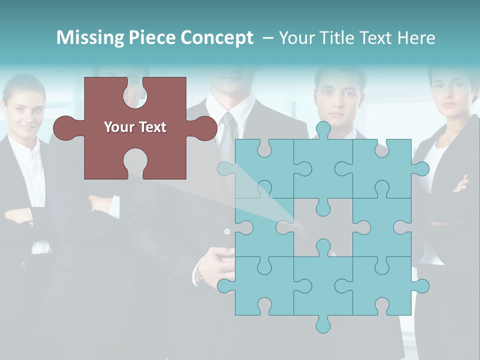 Ceo White Man PowerPoint Template