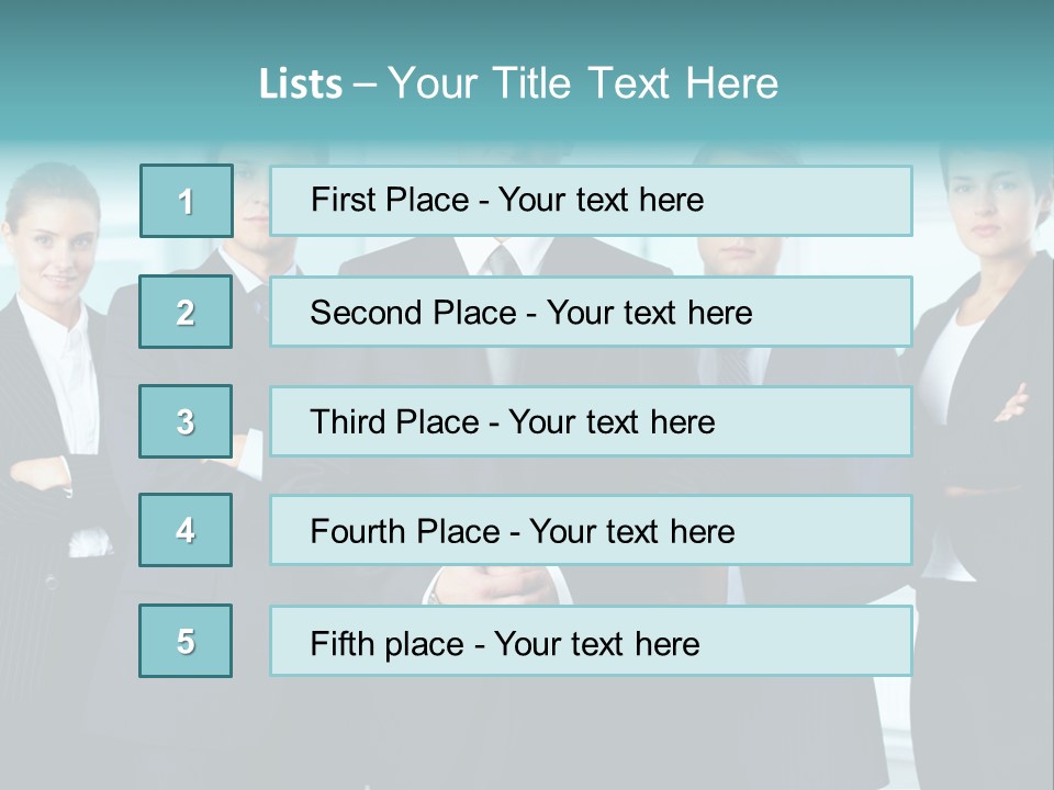 Ceo White Man PowerPoint Template