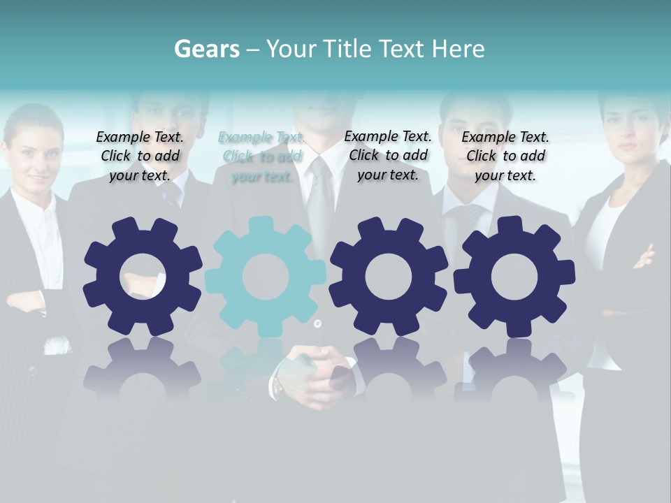 Ceo White Man PowerPoint Template