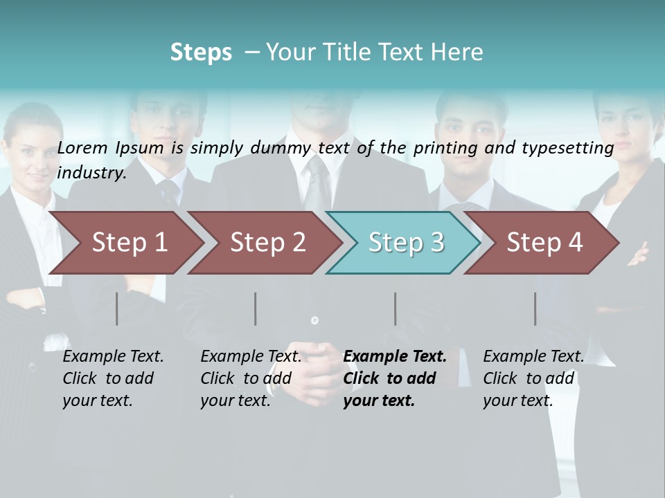 Ceo White Man PowerPoint Template
