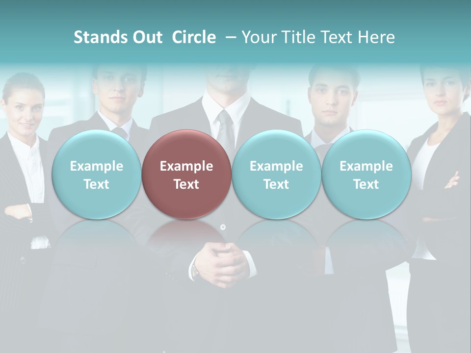 Ceo White Man PowerPoint Template