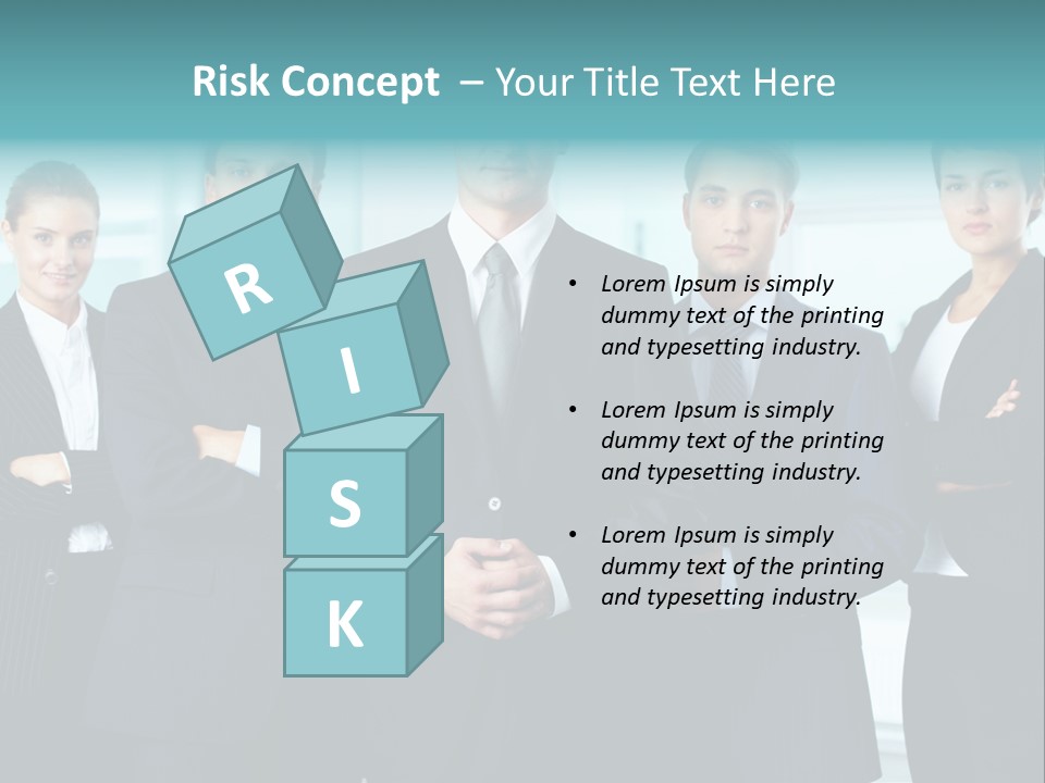 Ceo White Man PowerPoint Template