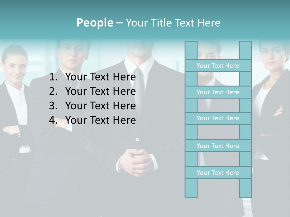 Ceo White Man PowerPoint Template