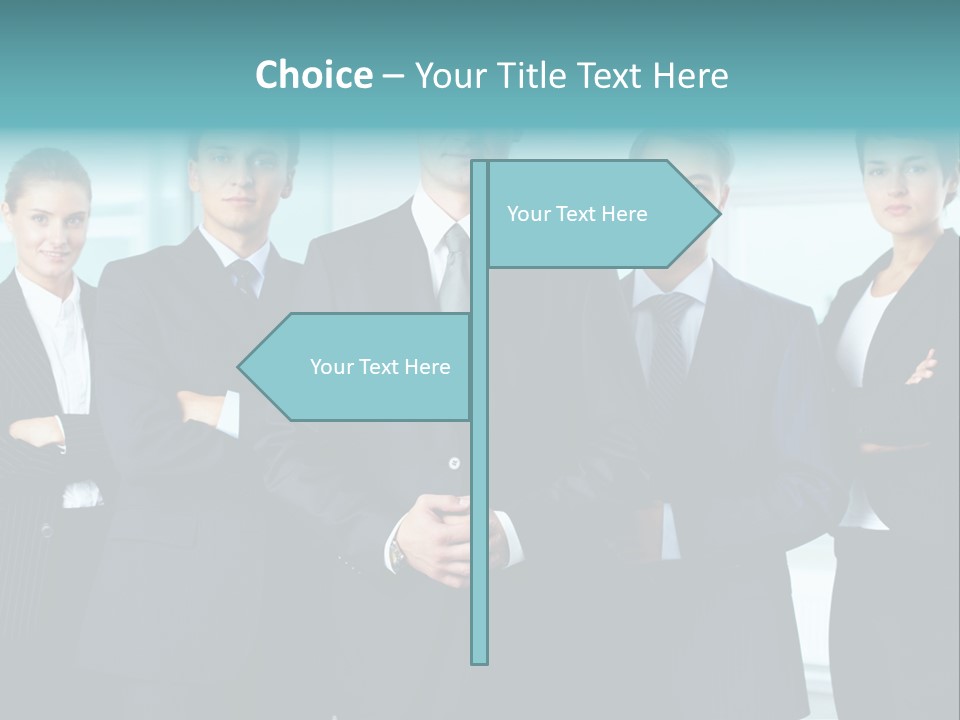 Ceo White Man PowerPoint Template