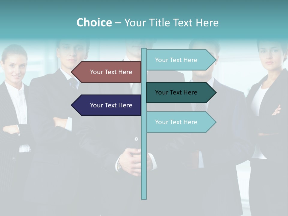 Ceo White Man PowerPoint Template