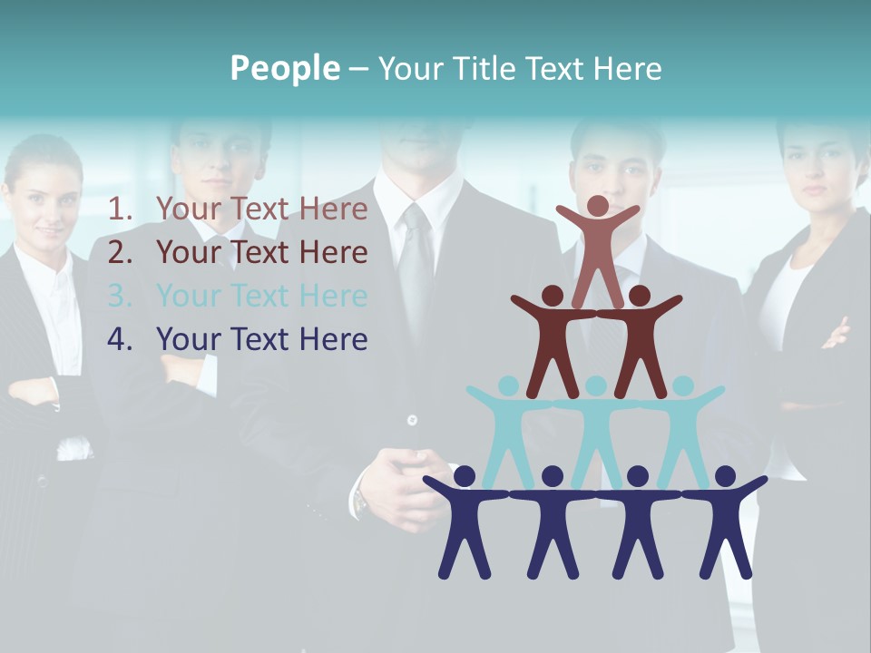 Ceo White Man PowerPoint Template