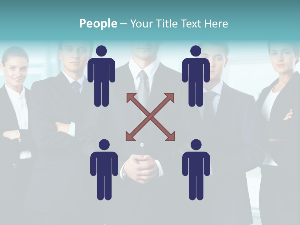 Ceo White Man PowerPoint Template