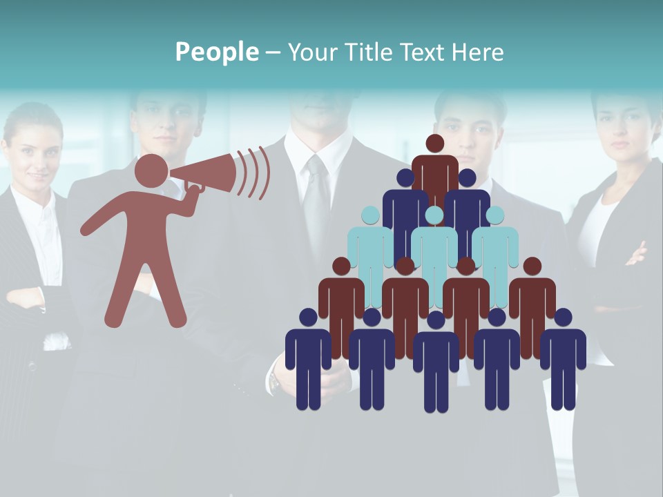 Ceo White Man PowerPoint Template