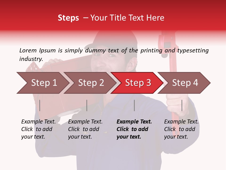 Dedicated Electrician Available PowerPoint Template
