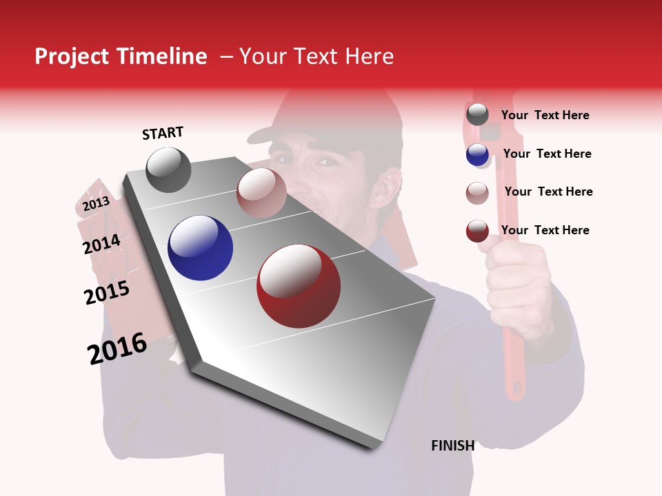 Dedicated Electrician Available PowerPoint Template