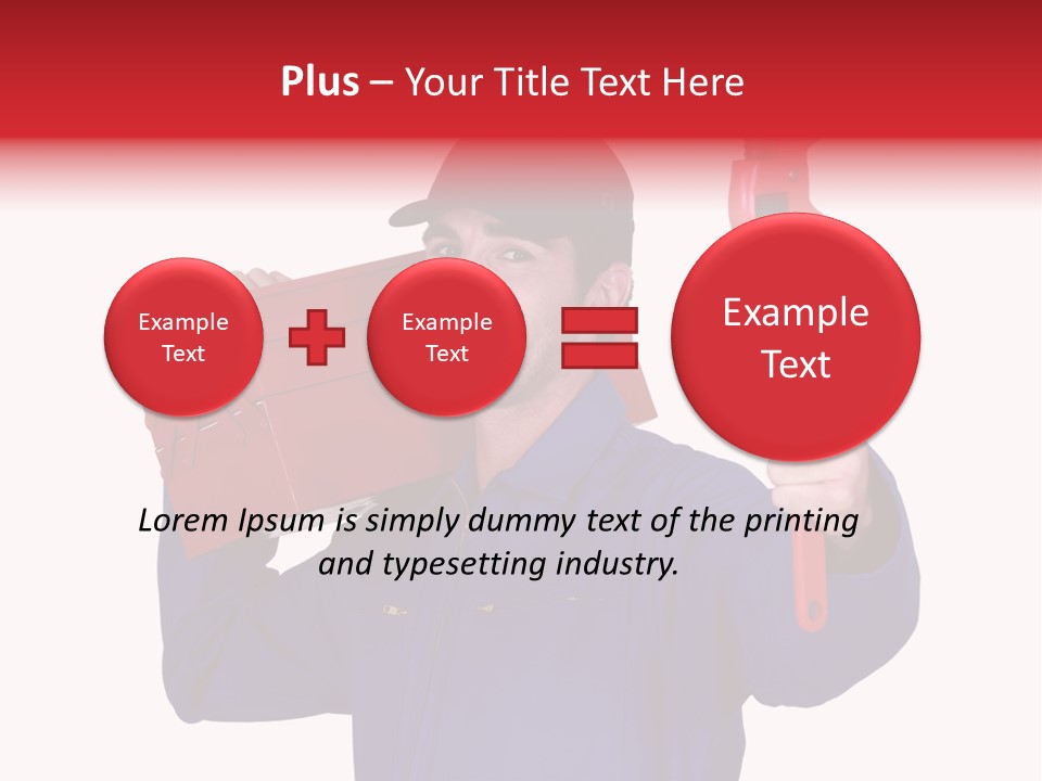 Dedicated Electrician Available PowerPoint Template