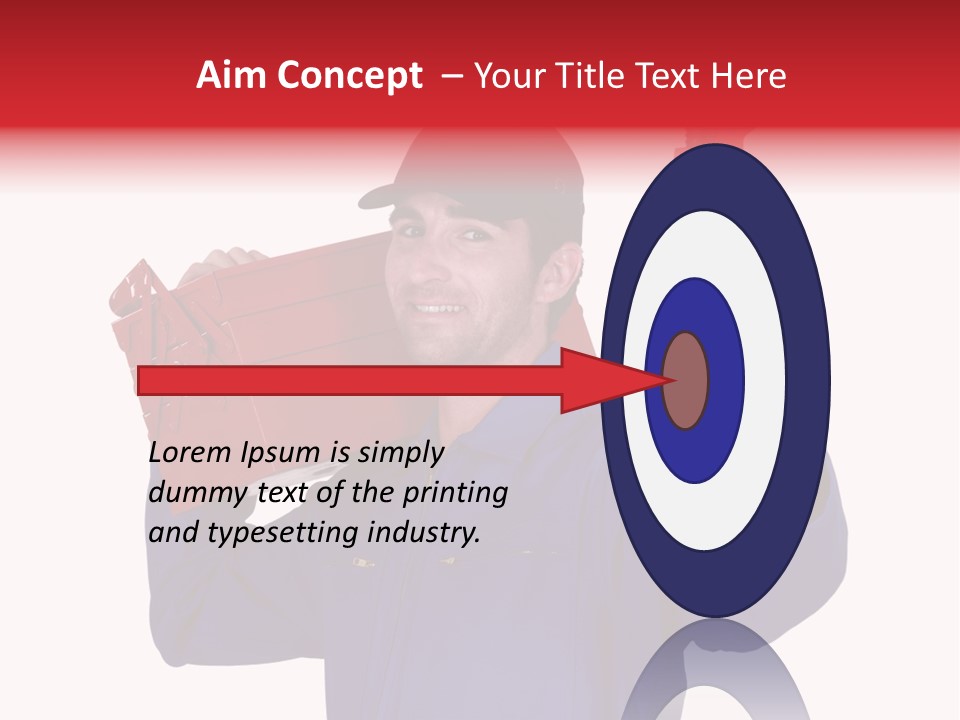 Dedicated Electrician Available PowerPoint Template