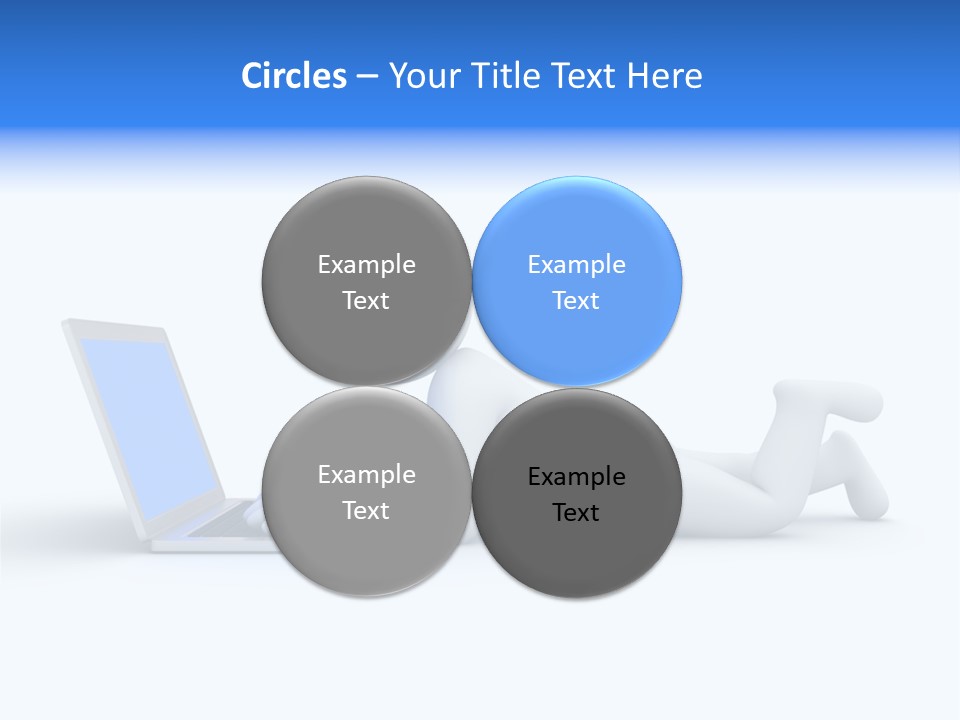Human Online Life PowerPoint Template