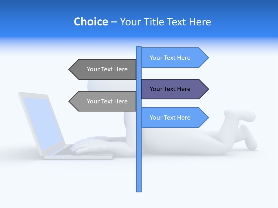 Human Online Life PowerPoint Template