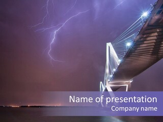 Bolt Night Outside PowerPoint Template