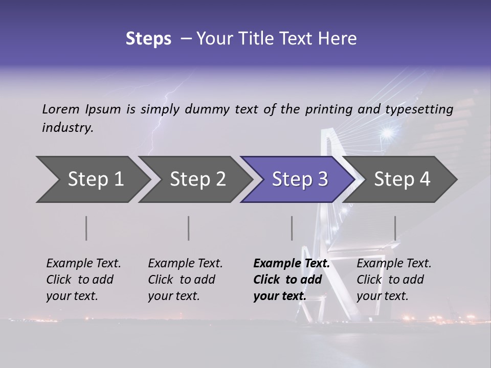 Bolt Night Outside PowerPoint Template