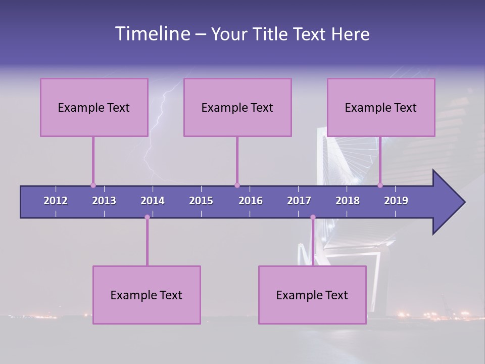 Bolt Night Outside PowerPoint Template