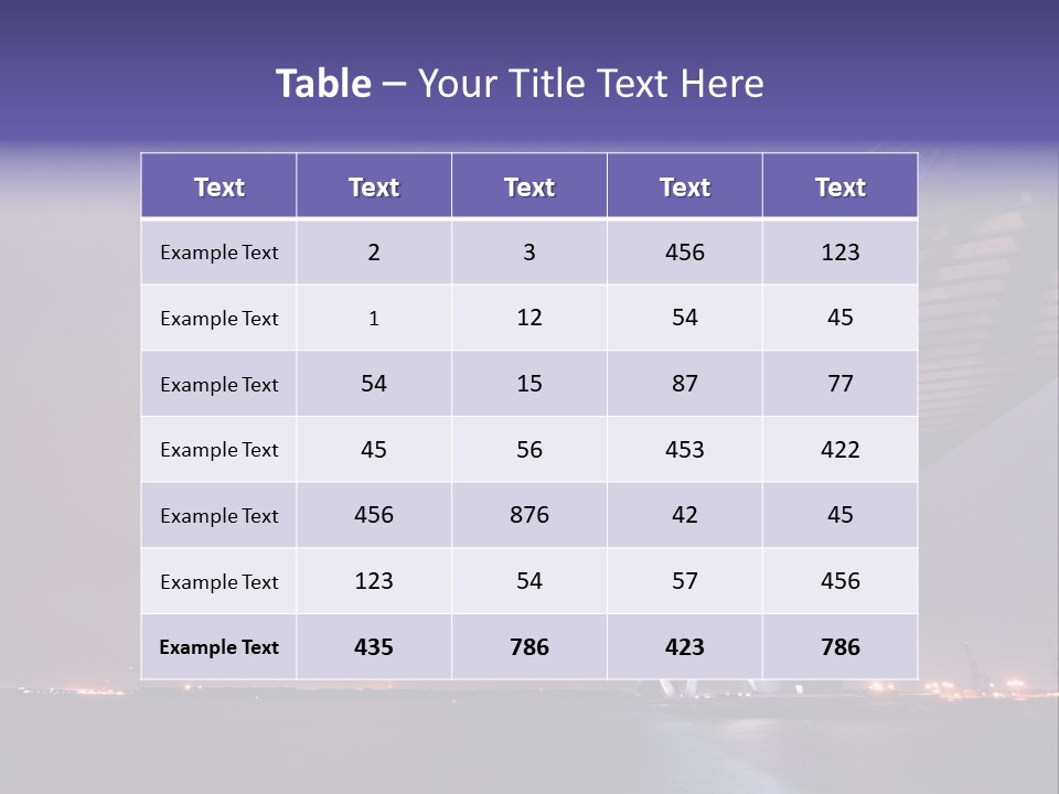 Bolt Night Outside PowerPoint Template