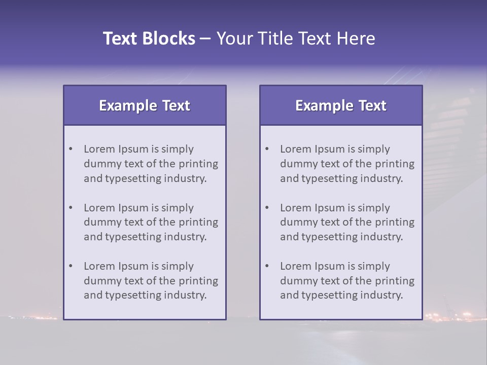 Bolt Night Outside PowerPoint Template