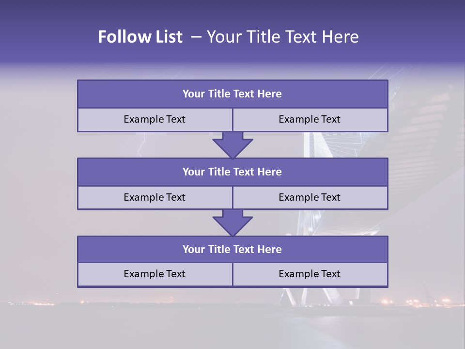 Bolt Night Outside PowerPoint Template