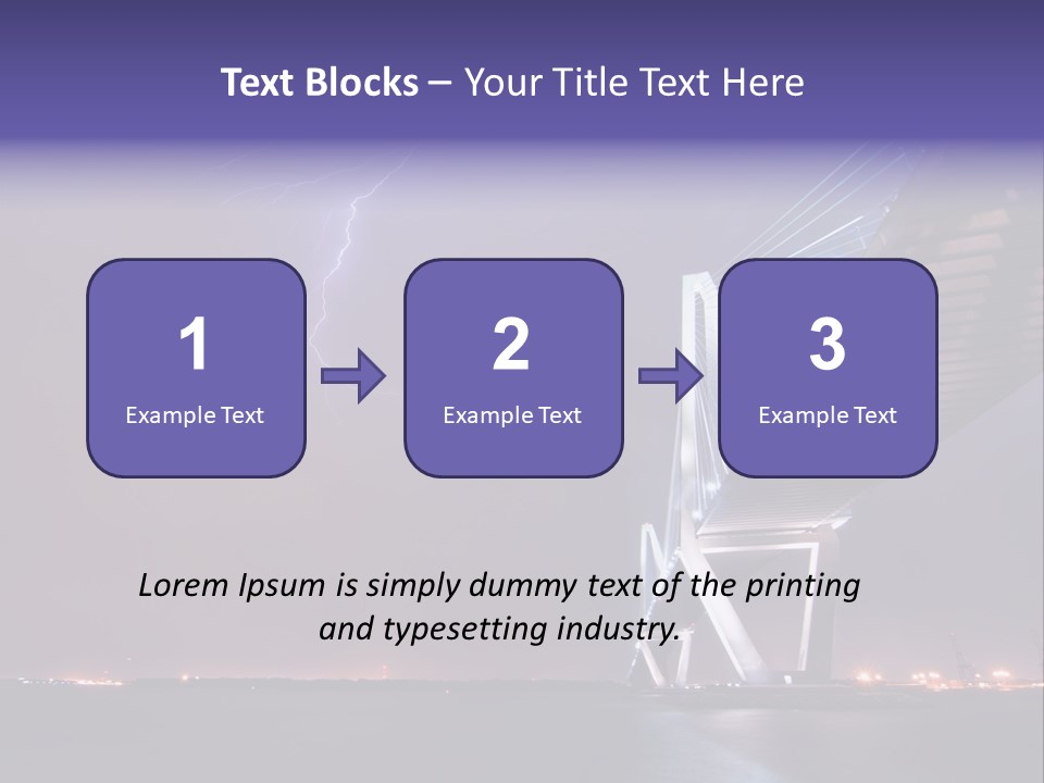 Bolt Night Outside PowerPoint Template