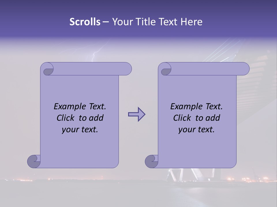 Bolt Night Outside PowerPoint Template