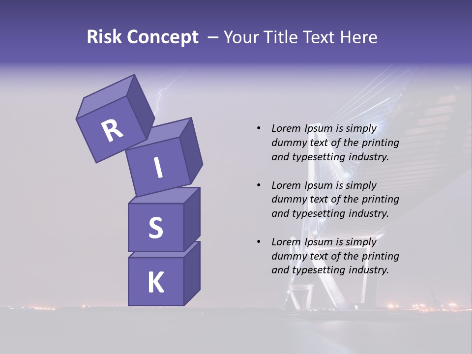 Bolt Night Outside PowerPoint Template