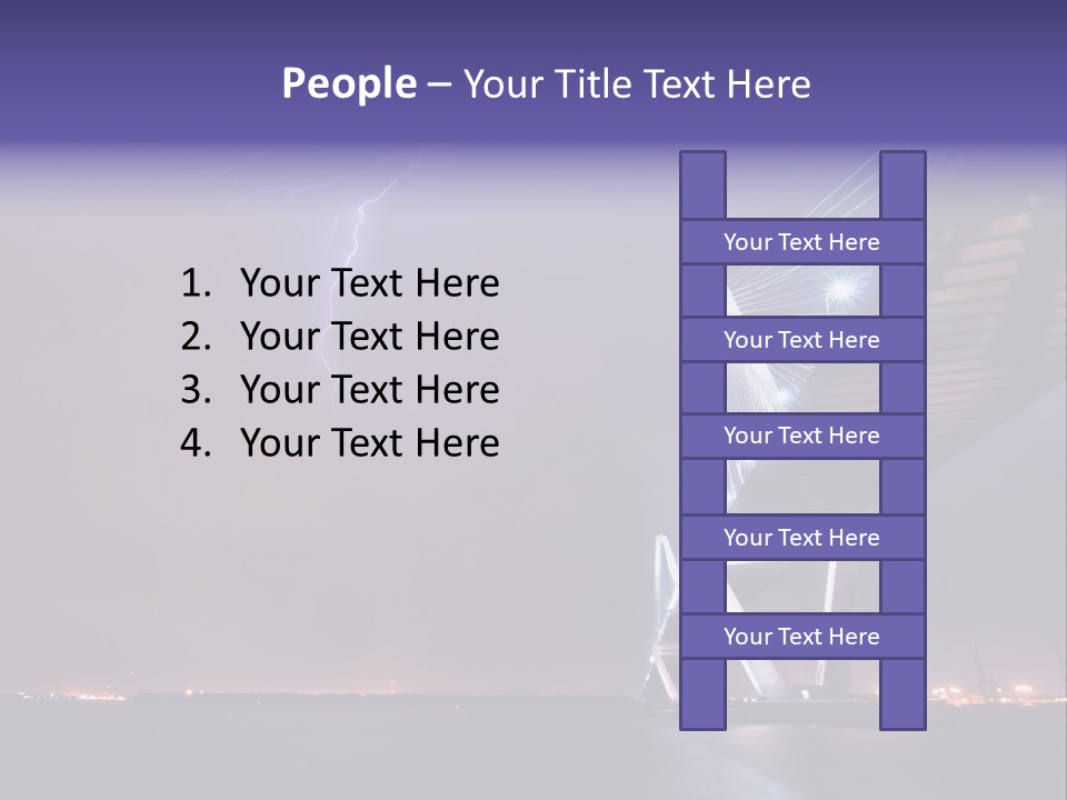 Bolt Night Outside PowerPoint Template